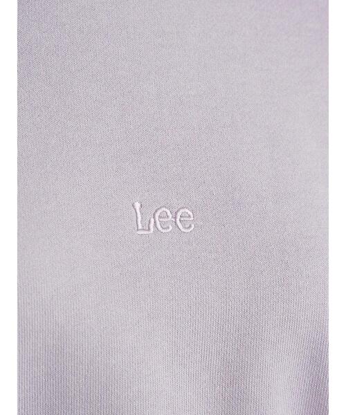 Lee（リー）の「Lee×earth ニットスリーブスウェット ＊（スウェット・レディース・ベージュ/オフホワイト/ライトパープル・FREE）」の8枚目の写真
