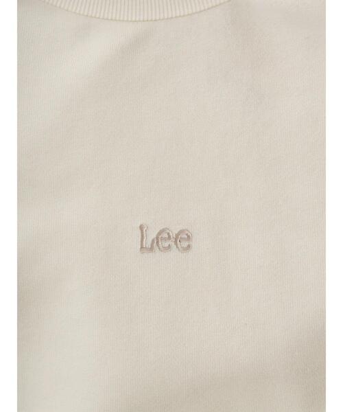 Lee（リー）の「Lee×earth ニットスリーブスウェット ＊（スウェット・レディース・ベージュ/オフホワイト/ライトパープル・FREE）」の22枚目の写真