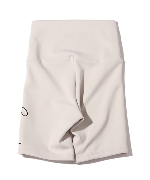 atmos pink（アトモスピンク）の「RIEHATA × atmospink  ロゴ刺繍 バイカーパンツ / アトモスピンク リエハタ × アトモスピンク ロゴシシュウ バイカーパンツ 【SP】（その他パンツ・レディース・ブラック/ベージュ・L/M）」の4枚目の写真