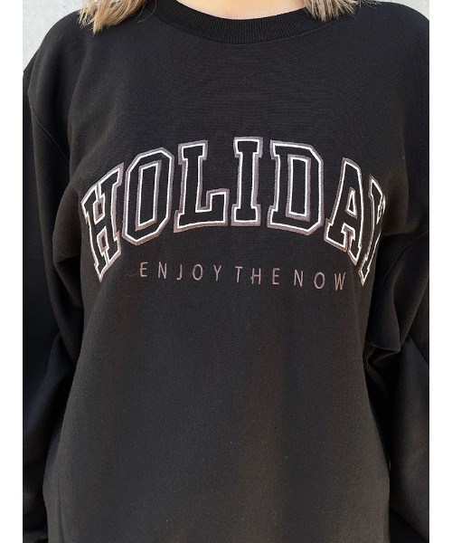 ENVYM(アンビー)の「HOLIDAYルーズPO(Tシャツ/カットソー・レディース・グレー/ブラック/ホワイト・FREE)」の21枚目の写真