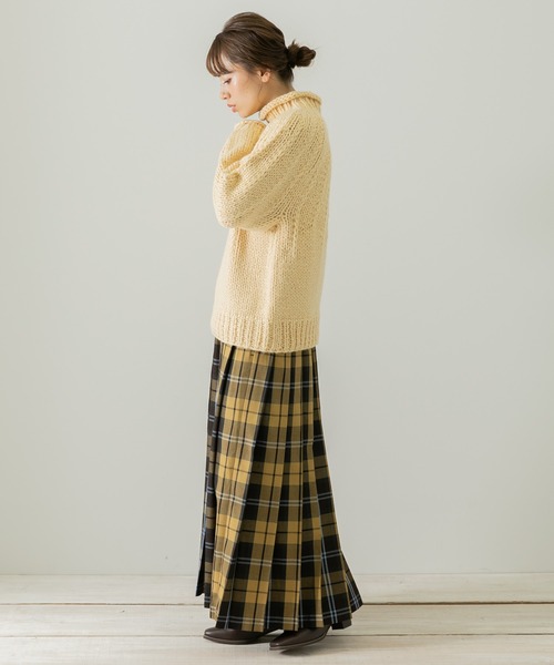 URBAN RESEARCH Sonny Label（アーバンリサーチサニーレーベル）の「ハンド求心ニットプルオーバー（ニット/セーター・レディース・グリーン/イエロー系その他/ベージュ・FREE）」の20枚目の写真