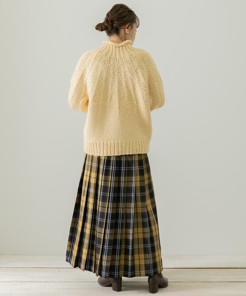 URBAN RESEARCH Sonny Label（アーバンリサーチサニーレーベル）の「ハンド求心ニットプルオーバー（ニット/セーター・レディース・グリーン/イエロー系その他/ベージュ・FREE）」の21枚目の写真