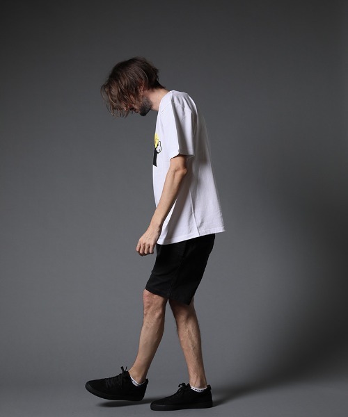 STUD MUFFIN(スタッドマフィン)の「mt7530-5.6ozコットン天竺 ステッカーフォーム&サガラパッチ SS Tシャツ(Tシャツ/カットソー・メンズ・ホワイト/ブラック/グリーン・2/3/4)」の7枚目の写真