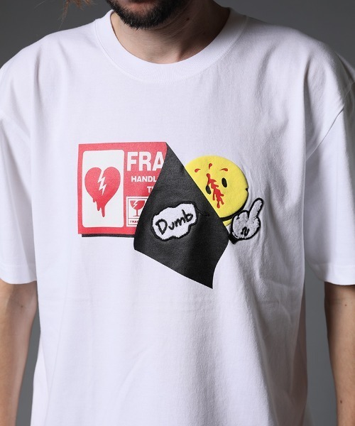 STUD MUFFIN(スタッドマフィン)の「mt7530-5.6ozコットン天竺 ステッカーフォーム&サガラパッチ SS Tシャツ(Tシャツ/カットソー・メンズ・ホワイト/ブラック/グリーン・2/3/4)」の9枚目の写真