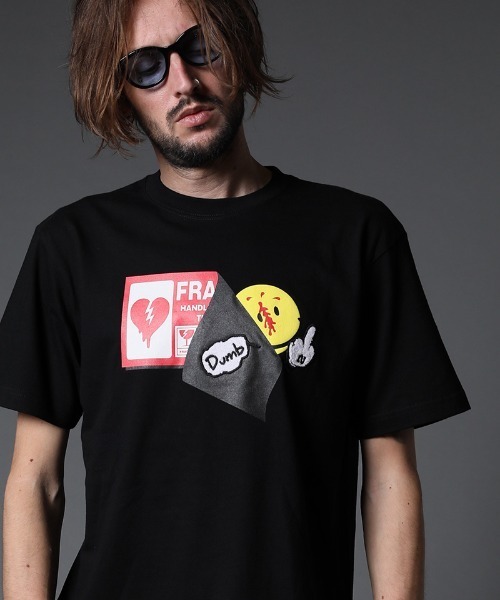 STUD MUFFIN(スタッドマフィン)の「mt7530-5.6ozコットン天竺 ステッカーフォーム&サガラパッチ SS Tシャツ(Tシャツ/カットソー・メンズ・ホワイト/ブラック/グリーン・2/3/4)」の16枚目の写真