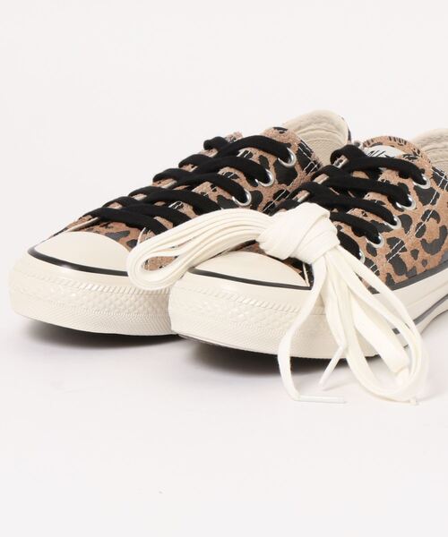 CONVERSE（コンバース）の「(CONVERSE)スエード オールスター US レパード OX スニーカー（スニーカー・レディース・ブラウン・23.5/24.0/24.5）」の3枚目の写真