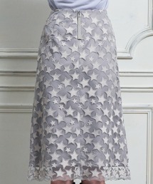 ANAYI（アナイ）の「スターエンブロイダリーAライン スカート  