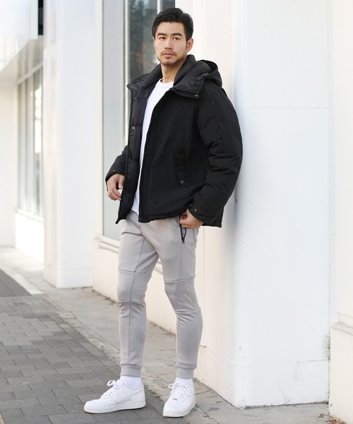 LIL VENDARS（リルヴェンダース）の「電熱 裏起毛テックスウェットパンツ（スウェットパンツ・メンズ・ブラック/ネイビー/グレー/オリーブ/チャコール・S/M/L/XL）」の14枚目の写真