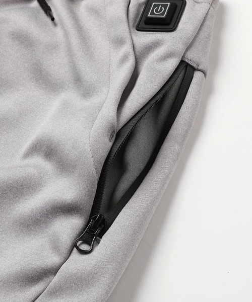 LIL VENDARS（リルヴェンダース）の「電熱 裏起毛テックスウェットパンツ（スウェットパンツ・メンズ・ブラック/ネイビー/グレー/オリーブ/チャコール・S/M/L/XL）」の16枚目の写真