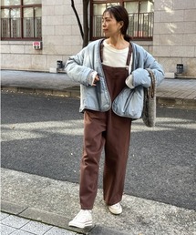 Cotton wide overall