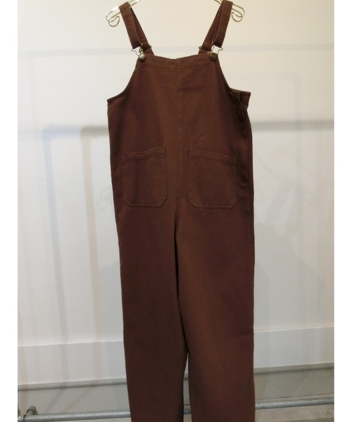 ulu(ウル)の「Cotton wide overall(サロペット/オーバーオール・レディース・ブラウン・FREE)」の11枚目の写真