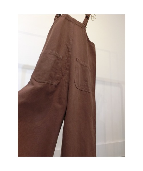 ulu(ウル)の「Cotton wide overall(サロペット/オーバーオール・レディース・ブラウン・FREE)」の16枚目の写真