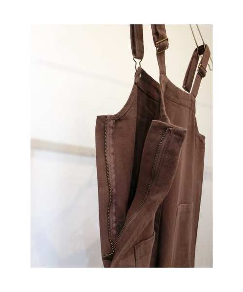 ulu(ウル)の「Cotton wide overall(サロペット/オーバーオール・レディース・ブラウン・FREE)」の18枚目の写真