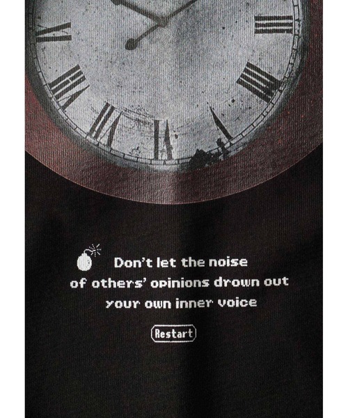 SHAREEF（シャリーフ）の「"APPLE" BIG SWEAT（スウェット・メンズ・ブラック/ブルー系その他/チャコール・1/2/3）」の7枚目の写真