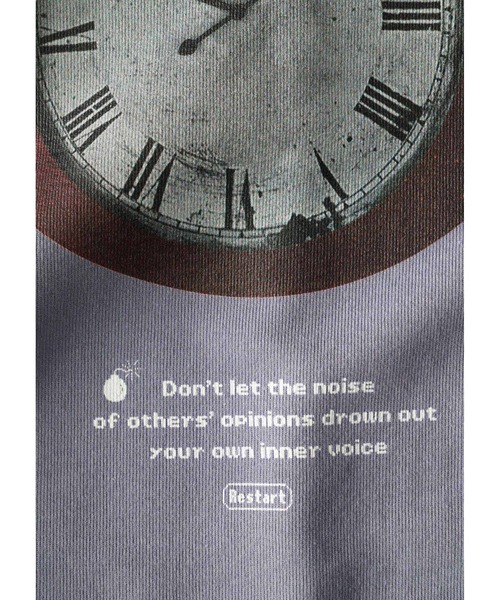 SHAREEF（シャリーフ）の「"APPLE" BIG SWEAT（スウェット・メンズ・ブラック/ブルー系その他/チャコール・1/2/3）」の17枚目の写真