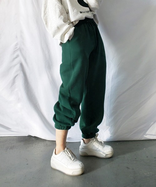 MEER. RIB HEM SWEAT PANTS メーア　スウェットパンツ RIB HEM SWEAT PANTS /WHT B323 - MEER.