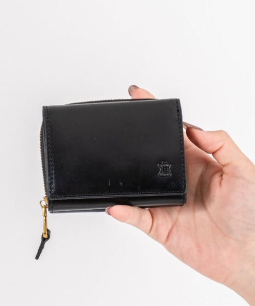 BELLIES YORK(ベリーズヨーク)の「【BELLIES YORK/ベリーズヨーク】コンパクト財布 三つ折り財布 小銭入れ付 イタリア牛革(財布・レディース・ブラウン/ブラック・FREE)」の11枚目の写真