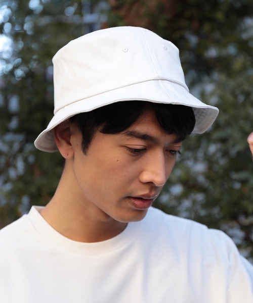 UNION STATION（ユニオンステーション）の「ツイル　バケットハット（ハット・メンズ・ホワイト/ベージュ/グレー/ブラック・FREE）」の7枚目の写真