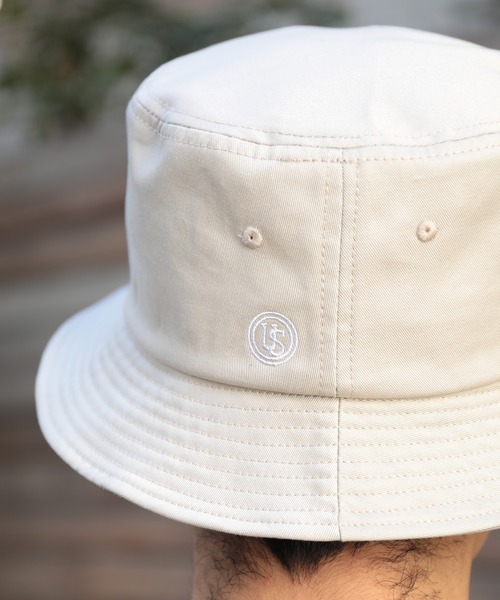 UNION STATION（ユニオンステーション）の「ツイル　バケットハット（ハット・メンズ・ホワイト/ベージュ/グレー/ブラック・FREE）」の5枚目の写真