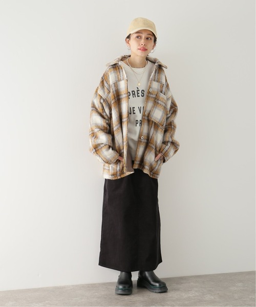 Simplicite(サンプリシテ)の「コーデュロイキャップ◆(ハット・レディース・チャコールグレー/ベージュ/グリーン/アイボリー・FREE)」の5枚目の写真