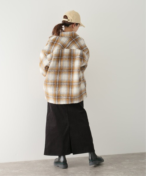 Simplicite(サンプリシテ)の「コーデュロイキャップ◆(ハット・レディース・チャコールグレー/ベージュ/グリーン/アイボリー・FREE)」の6枚目の写真