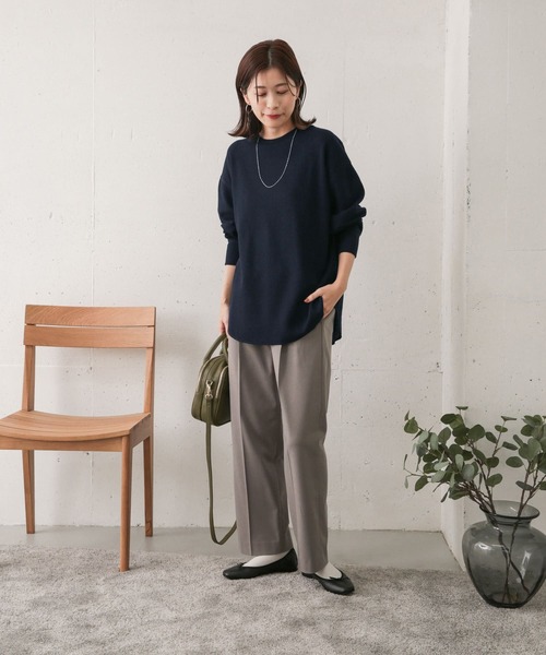 URBAN RESEARCH DOORS（アーバンリサーチドアーズ）の「ワッフルワイドプルオーバー（Tシャツ/カットソー・レディース・ライトグレー/ネイビー/カーキ・ONE）」の13枚目の写真