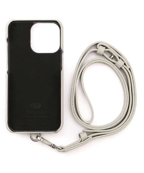 ROYAL FLASH（ロイヤルフラッシュ）の「Demiurvo/デミウルーボ/POCHE/iPhone13Pro ストラップ付き/PERLE（スマホケース/カバー・メンズ・シルバー・FREE）」の4枚目の写真