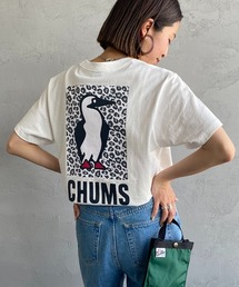 [CHUMS/チャムス] 別注 レオパード柄バックプリントロゴTシャツ
