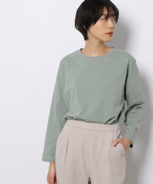 ベーシックラウンドヘムロングスリーブTシャツ / 264038