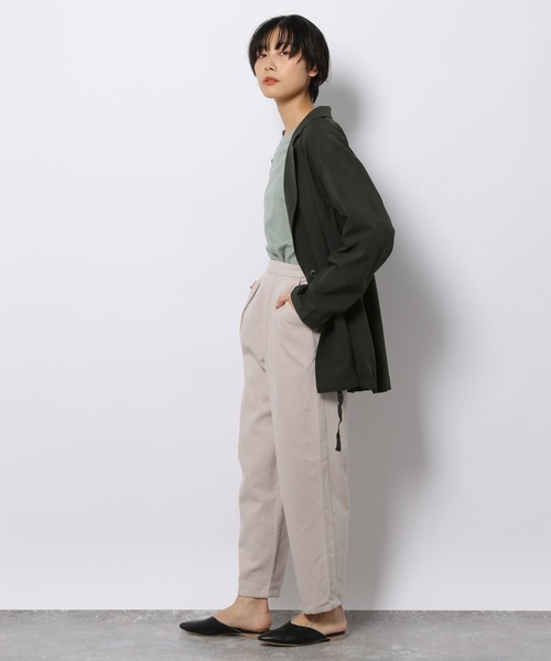 LAKOLE（ラコレ）の「ベーシックラウンドヘムロングスリーブTシャツ / 264038（Tシャツ/カットソー・レディース・ブラック/オフホワイト/ライトグリーン/サンドグレー・MEDIUM/SMALL）」の10枚目の写真