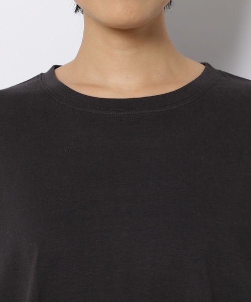 LAKOLE（ラコレ）の「ベーシックラウンドヘムロングスリーブTシャツ / 264038（Tシャツ/カットソー・レディース・ブラック/オフホワイト/ライトグリーン/サンドグレー・MEDIUM/SMALL）」の16枚目の写真