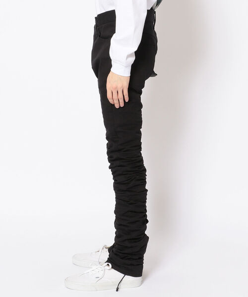 BACKLASH(バックラッシュ)の「ISAMUKATAYAMA BACKLASH/イサムカタヤマ バックラッシュ/コットンポリ スピンドルパンツ(その他パンツ・メンズ・ブラック・MEDIUM)」の2枚目の写真