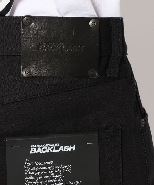 BACKLASH(バックラッシュ)の「ISAMUKATAYAMA BACKLASH/イサムカタヤマ バックラッシュ/コットンポリ スピンドルパンツ(その他パンツ・メンズ・ブラック・MEDIUM)」の8枚目の写真