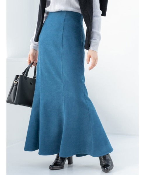 fifth(フィフス)の「コーデュロイハイウエストマーメイドスカート(スカート・レディース・ブルー/ブラウン・S/M)」の6枚目の写真