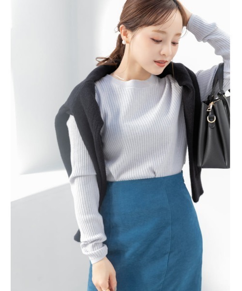 fifth(フィフス)の「コーデュロイハイウエストマーメイドスカート(スカート・レディース・ブルー/ブラウン・S/M)」の9枚目の写真