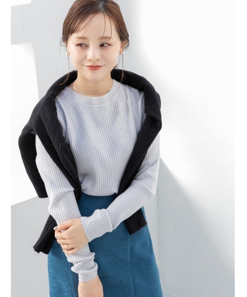 fifth(フィフス)の「コーデュロイハイウエストマーメイドスカート(スカート・レディース・ブルー/ブラウン・S/M)」の4枚目の写真