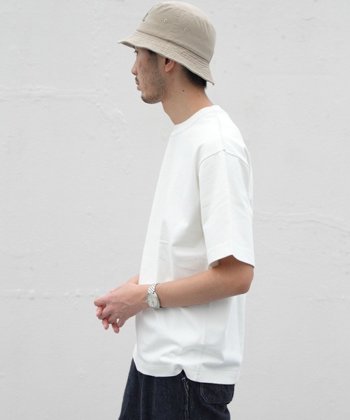GYMPHLEX（ジムフレックス）の「GYMPHLEX/ジムフレックス　クルーネック　ショートスリーブTEE　CREWNECK SHORTSLEEVE TEE J-9271 HWJ（Tシャツ/カットソー・メンズ・ライトグレー/ブラック/ネイビー/オフホワイト/グリーン/サックスブルー/ダークグリーン/チャコールグレー/ロイヤルブルー・S/M/L）」の13枚目の写真