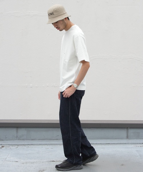 GYMPHLEX（ジムフレックス）の「GYMPHLEX/ジムフレックス　クルーネック　ショートスリーブTEE　CREWNECK SHORTSLEEVE TEE J-9271 HWJ（Tシャツ/カットソー・メンズ・ライトグレー/ブラック/ネイビー/オフホワイト/グリーン/サックスブルー/ダークグリーン/チャコールグレー/ロイヤルブルー・S/M/L）」の16枚目の写真