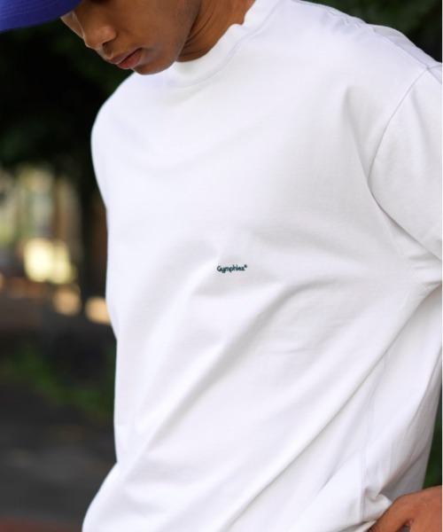 GYMPHLEX（ジムフレックス）の「GYMPHLEX/ジムフレックス　クルーネック　ショートスリーブTEE　CREWNECK SHORTSLEEVE TEE J-9271 HWJ（Tシャツ/カットソー・メンズ・ライトグレー/ブラック/ネイビー/オフホワイト/グリーン/サックスブルー/ダークグリーン/チャコールグレー/ロイヤルブルー・S/M/L）」の20枚目の写真