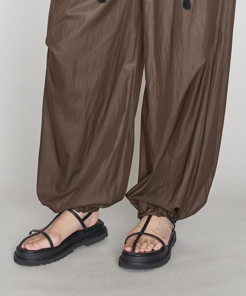 ASTRAET アストラット ダブル ワイドパンツ ASTRAET＞CU/N サテン ソクショウ ワイドパンツ（その他パンツ