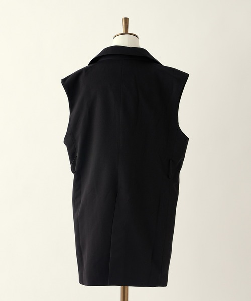 one after another NICE CLAUP（ワンアフターアナザーナイスクラップ）の「ジレショートパンツセットアップ（ベスト・レディース・ブラック/アイボリー/モカ/オフホワイト・FREE）」の18枚目の写真