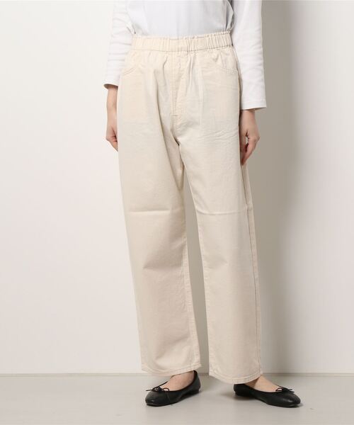 DANTON（ダントン）の「【DANTON 4PK EASY PANTS】（デニムパンツ・レディース・キナリ/インディゴブルー/チャコールグレー・FREE）」の2枚目の写真