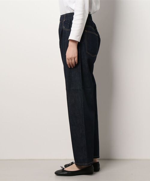 DANTON（ダントン）の「【DANTON 4PK EASY PANTS】（デニムパンツ・レディース・キナリ/インディゴブルー/チャコールグレー・FREE）」の5枚目の写真