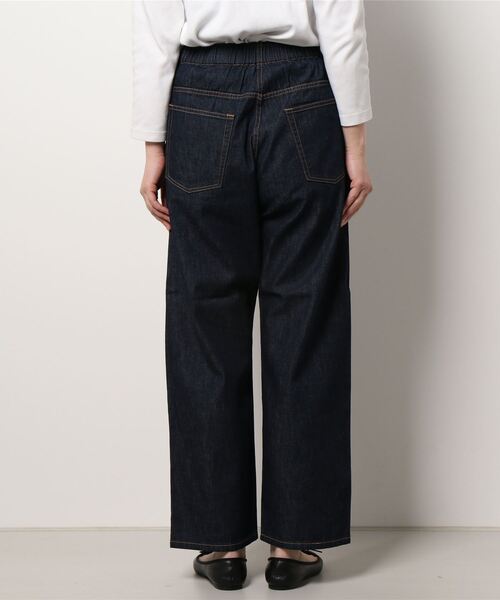 DANTON（ダントン）の「【DANTON 4PK EASY PANTS】（デニムパンツ・レディース・キナリ/インディゴブルー/チャコールグレー・FREE）」の4枚目の写真
