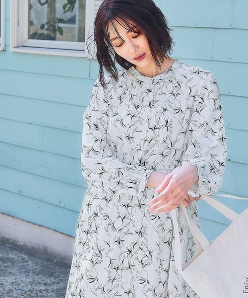 セール】サラサラリラックススタイルアップワンピース/255794