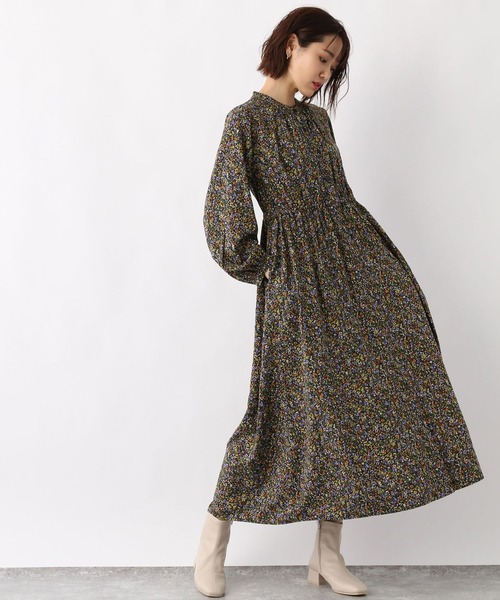 GLOBAL WORK（グローバルワーク）の「サラサラリラックススタイルアップワンピース/255794（ワンピース・レディース・ブラック/ネイビー/カーキ/その他/アイボリー/ホワイト系1・MEDIUM/LARGE）」の12枚目の写真