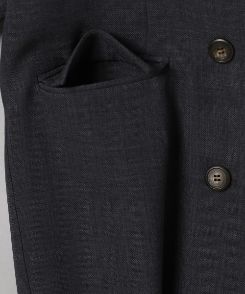 JEANASIS（ジーナシス）の「【SETUP対応】ドライオックステーラージャケット/ 214455（テーラードジャケット・レディース・チャコールグレー/ピンク/ベージュ/グリーン・FREE）」の11枚目の写真