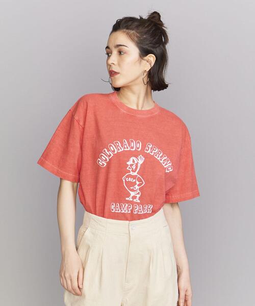 FUNG（ファング）の「＜FUNG＞ PIGMENT プリント Tシャツ（Tシャツ/カットソー・レディース・ブラック/レッド/オフホワイト・FREE）」の3枚目の写真