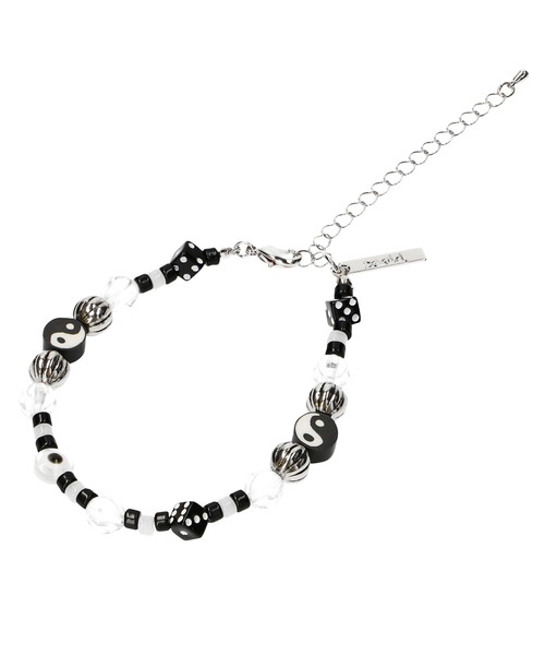 X-girl（エックスガール）の「BEAD ANKLET（アンクレット・レディース・ブラック/マルチ・ONE SIZE）」の8枚目の写真