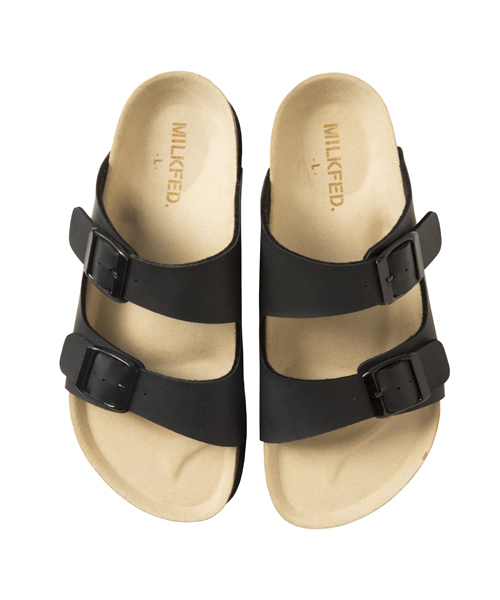 MILKFED.（ミルクフェド）の「【mini7月号掲載】PLATFORM SANDAL　（サンダル/プラットホーム）（サンダル・レディース・ブラック/ブラウン/ホワイト・SMALL/MEDIUM/LARGE）」の3枚目の写真